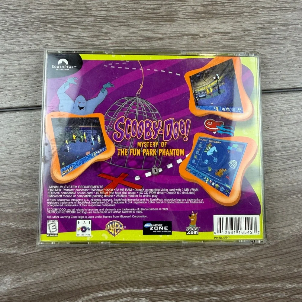 SouthPeak Scooby-Doo Mystery of the Fun Park Phantom PC Game CD-ROM
